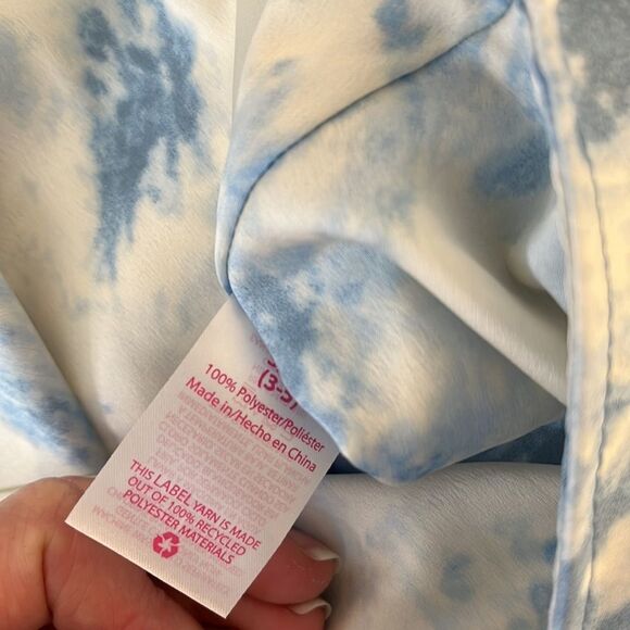 No‎ Boundaries Blue and White Tie Dye Circle Skirt Size Small - Picture 8 of 8